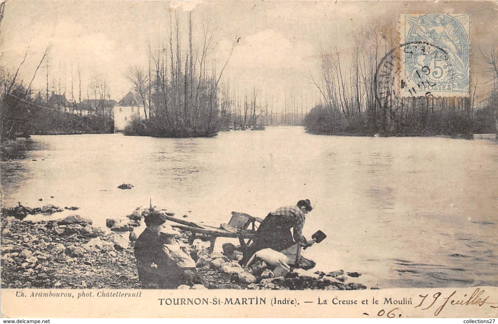 36-TOUNON-SAINT-MARTIN- LA CREUSE ET LE MOULIN - Autres & Non Classés