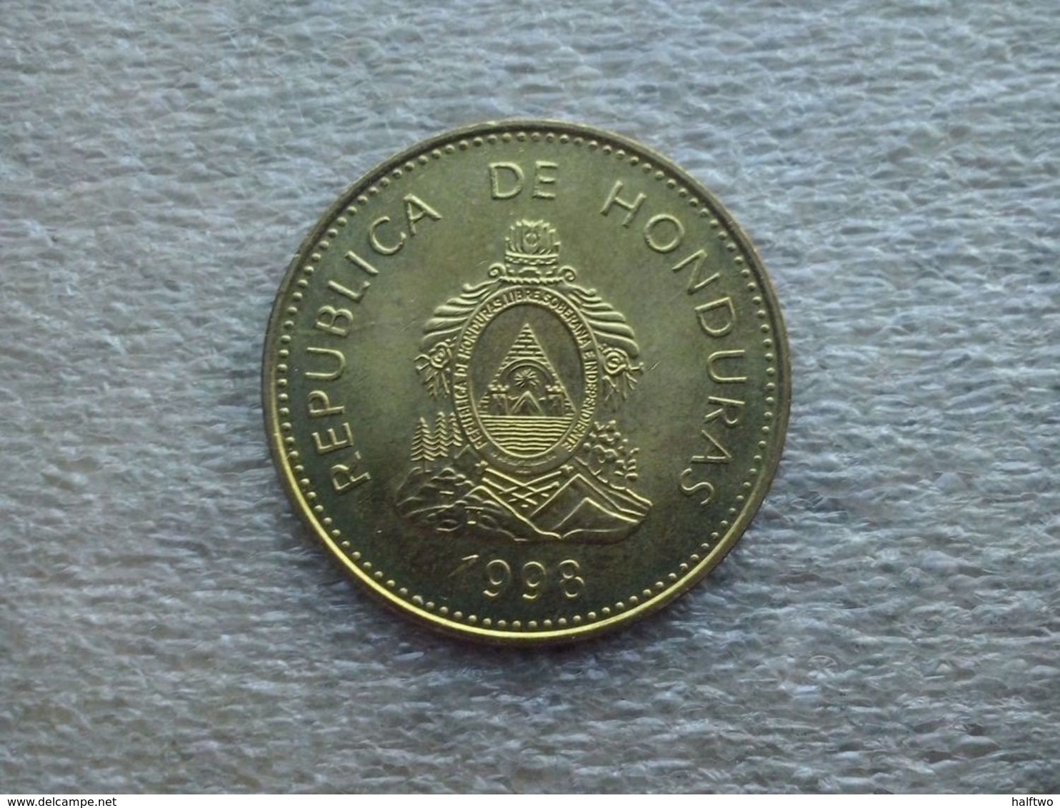 Honduras 10 Centavos 1998 UNC (big Coin-Brass – 6 G – ø 26 Mm KM# 76.3) - Honduras