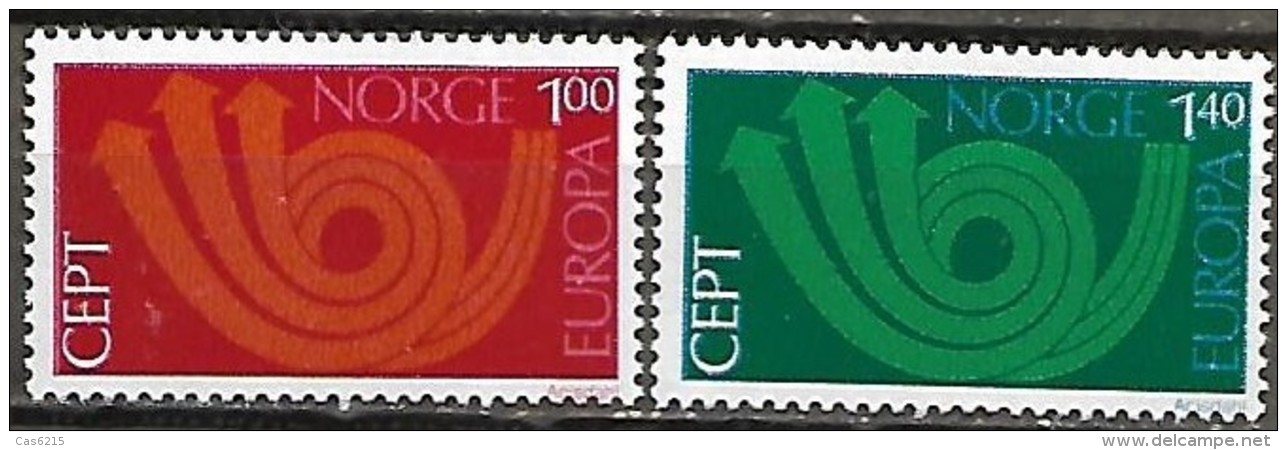 Norvège Norge Norway  1973 Europa Cept, 2 Val Mnh - 1973