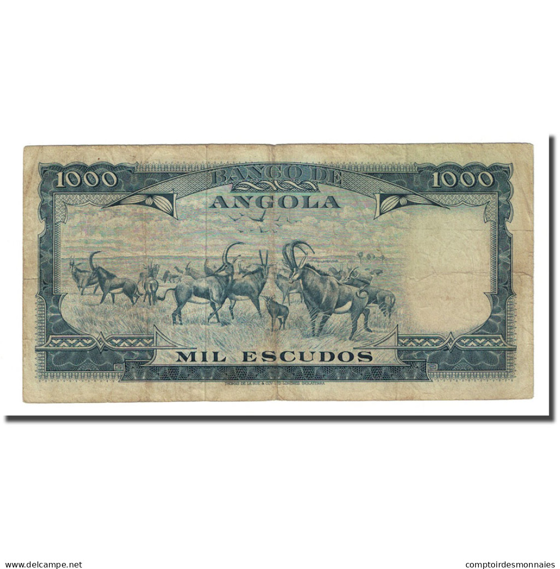 Billet, Angola, 1000 Escudos, 1962-06-10, KM:96, TTB - Angola