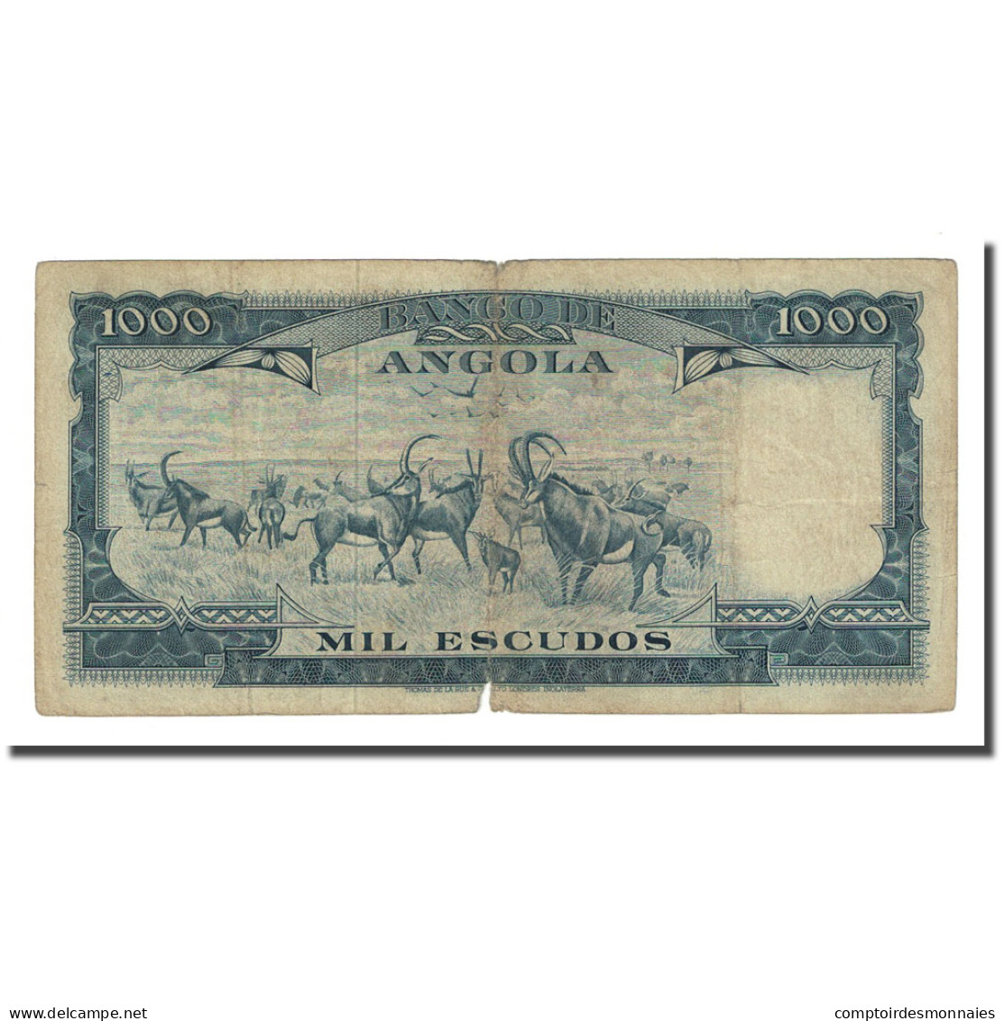 Billet, Angola, 1000 Escudos, 1962-06-10, KM:96, B+ - Angola