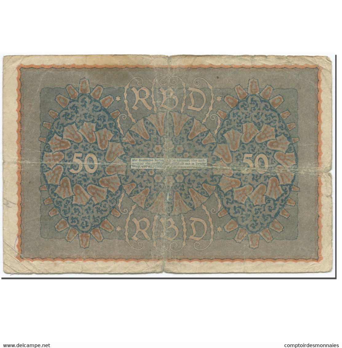 Billet, Allemagne, 50 Mark, 1919, 1919-06-24, KM:66, TB+ - 50 Mark