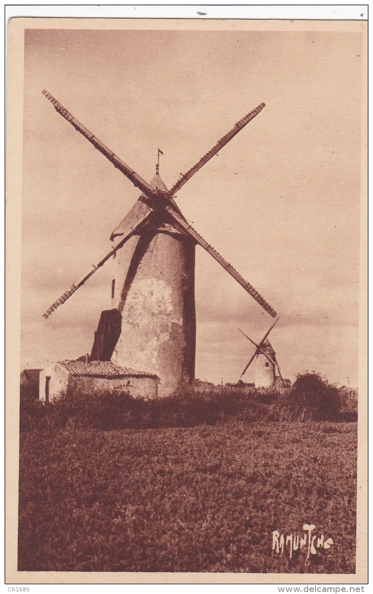 SION-SUR-L'OCEAN   SAINT-GILLES-CROIX-DE-VIE (85)   Moulins De Sion. Bergevin - Saint Hilaire De Riez