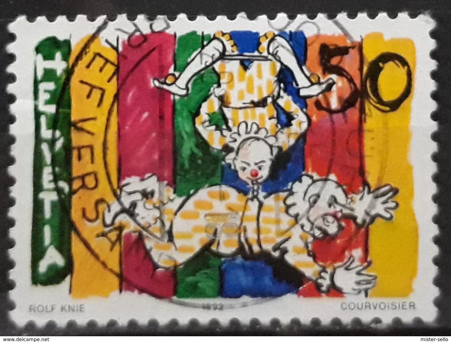 SUIZA 1992 Circus. USADO - USED. - Usados