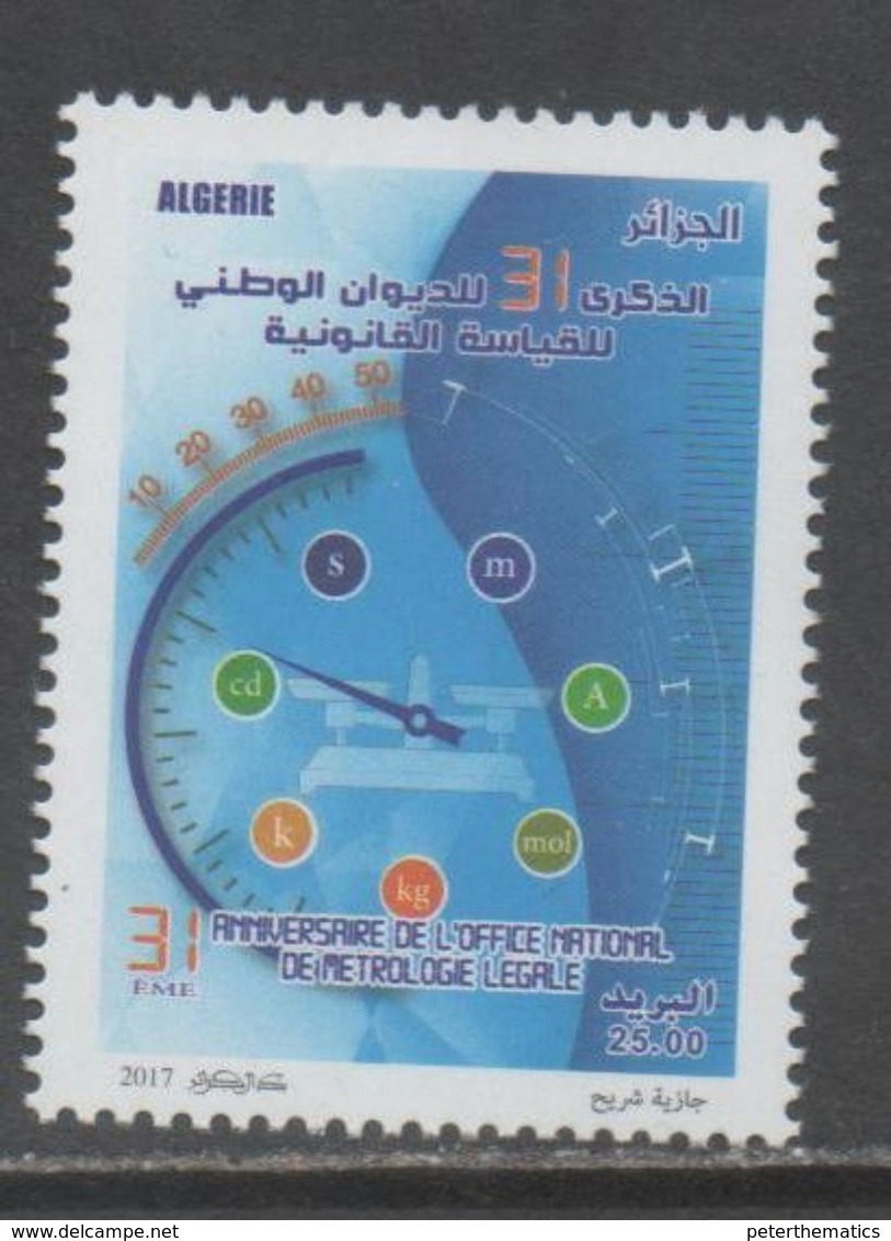 ALGERIA, 2017, MNH,METEOROLOGY, WEATHER,1v - Climate & Meteorology