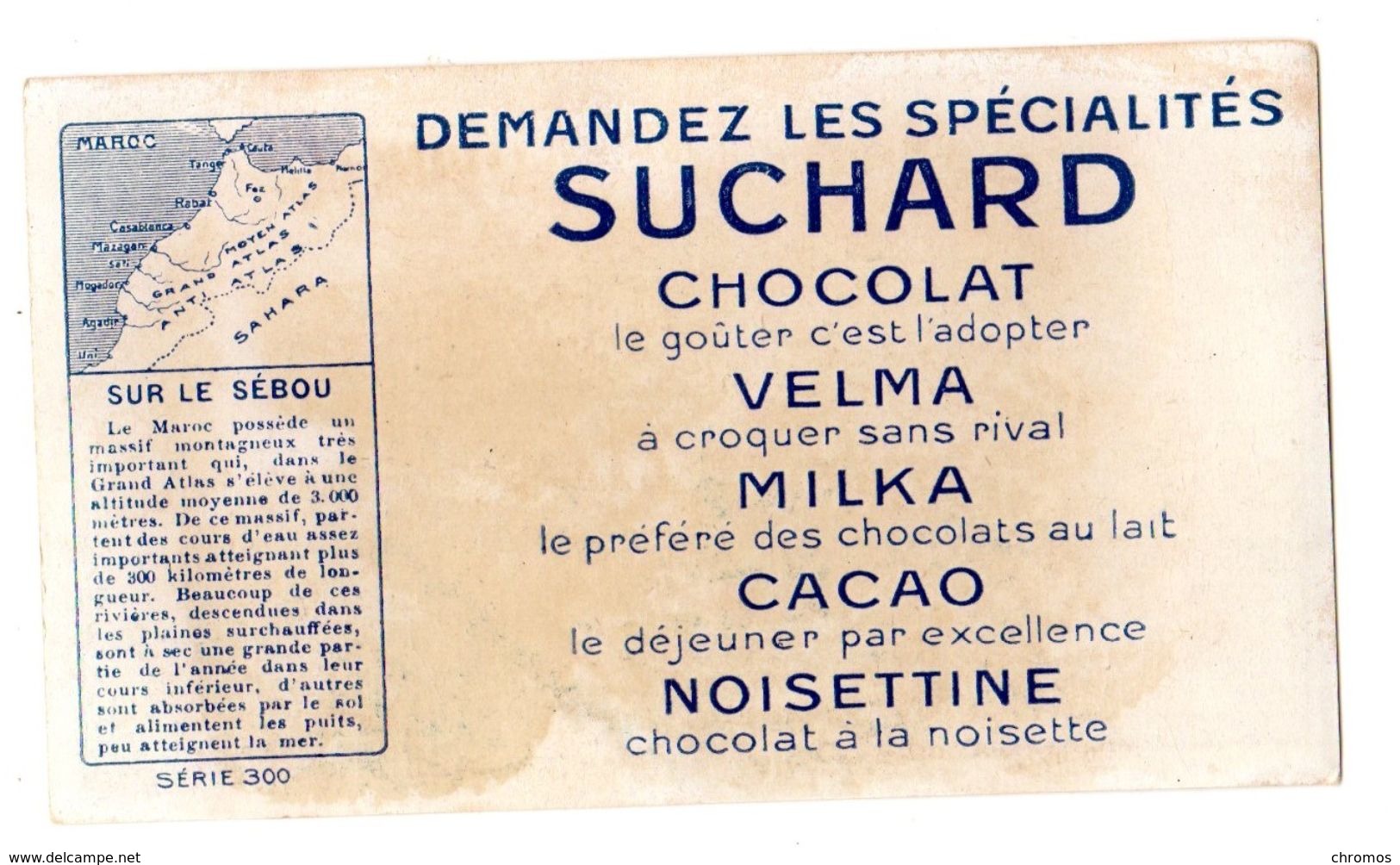 Rare Chromo Suchard, Serie 300 / 10, En Egypt, Nil, Arabie, Orient - Suchard