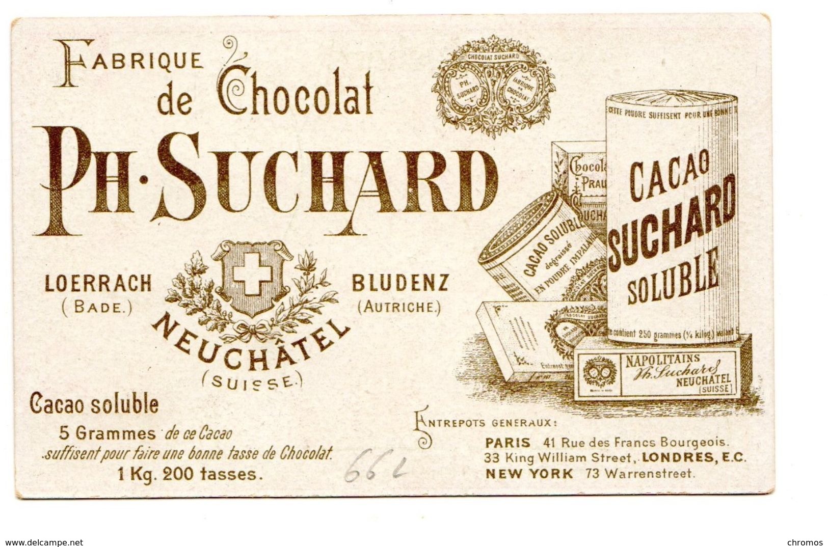 Chromo Suchard, Serie 66 / L, Militaire, Chanson, Espagne - Suchard