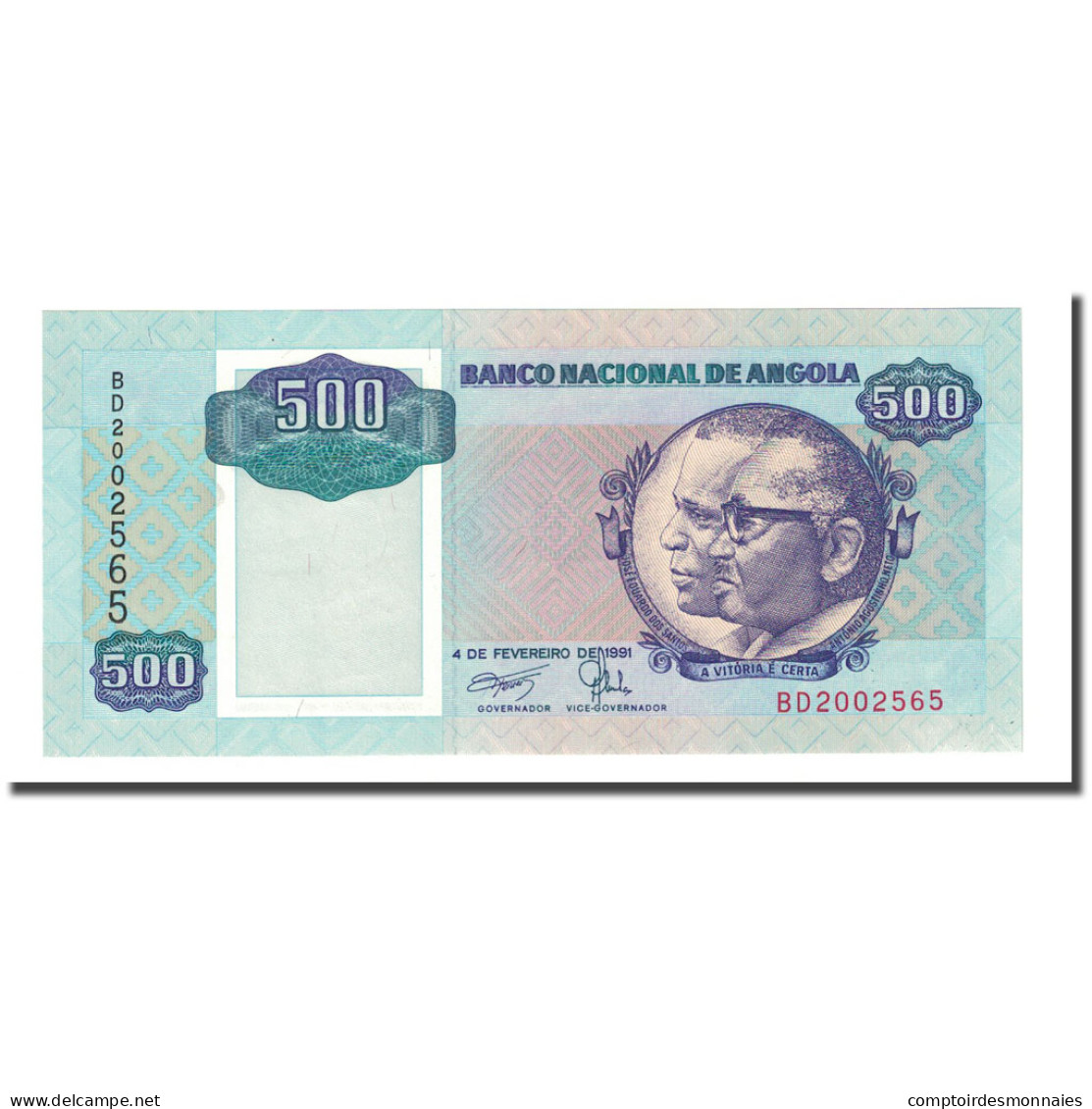 Billet, Angola, 500 Kwanzas, 1991-02-04, KM:128b, NEUF - Angola