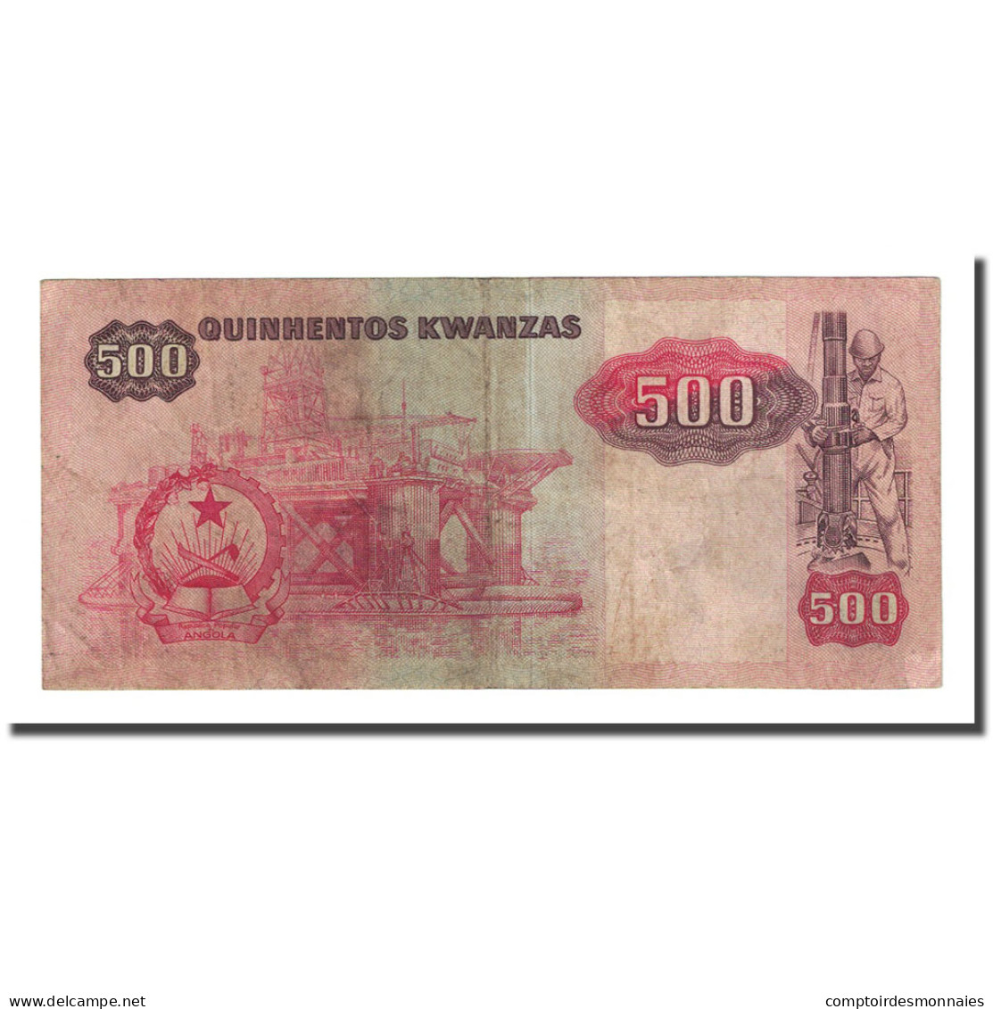 Billet, Angola, 500 Kwanzas, 1987-11-11, KM:120b, TTB - Angola