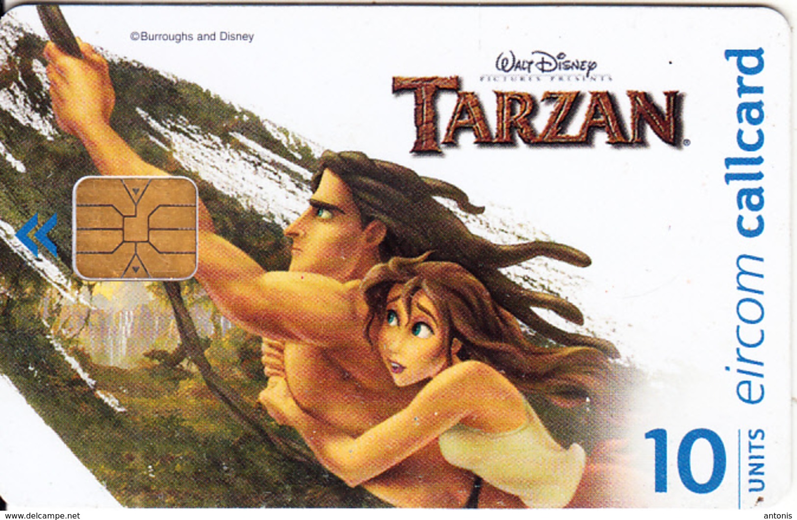 IRELAND - Disney/Tarzan 3, Tirage 75000, Used - Irlanda