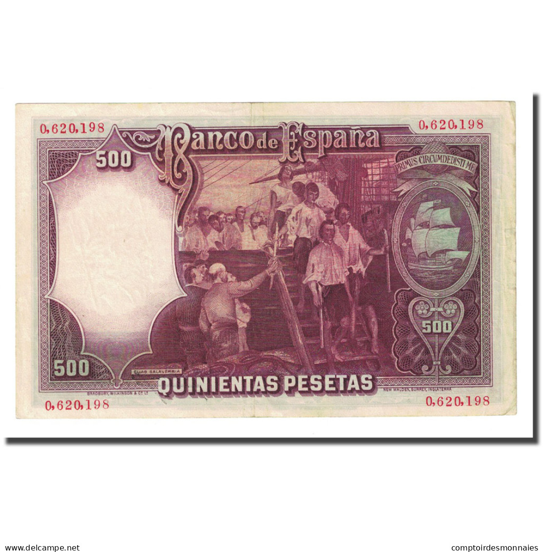 Billet, Espagne, 500 Pesetas, 1931-04-25, KM:84, SUP - 500 Peseten