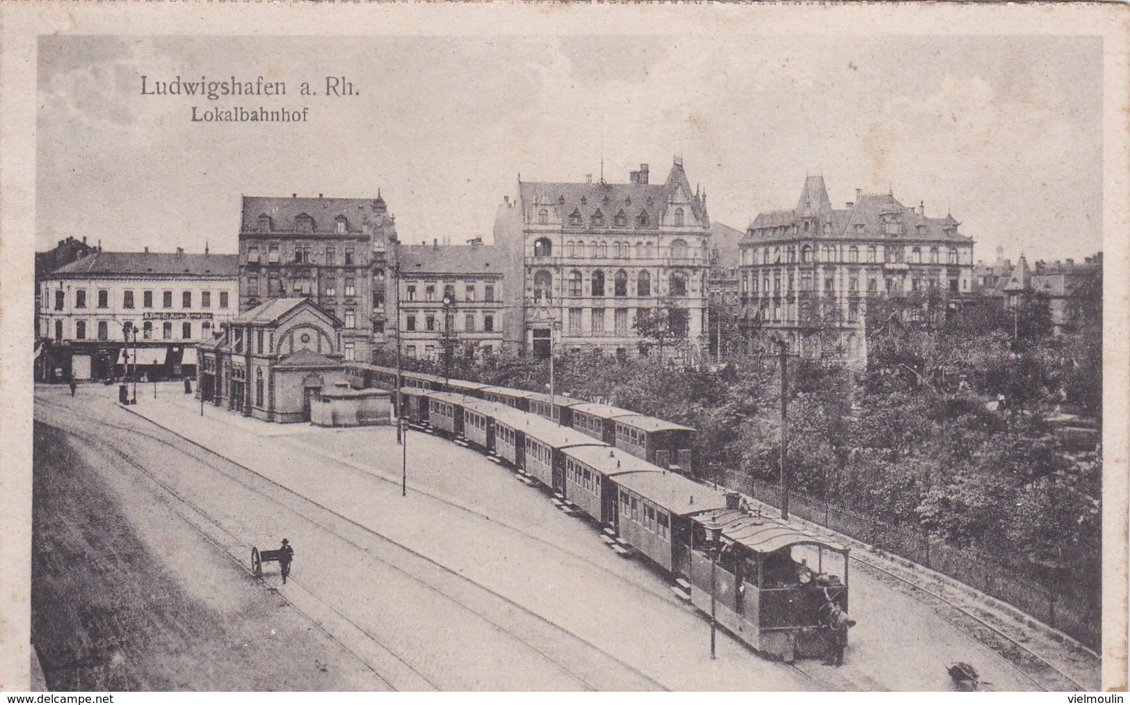 ALLEMAGNE LUDWIGSHAFEN A. RH. LOKALBAHNHOF BELLE CARTE RARE !!! - Ludwigshafen