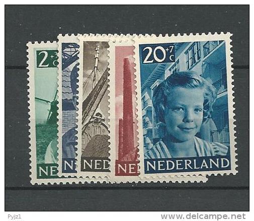 1951 MNH  Nederland, Niederlande, Netherlands, Pays-Bas,  Postfris - Ungebraucht