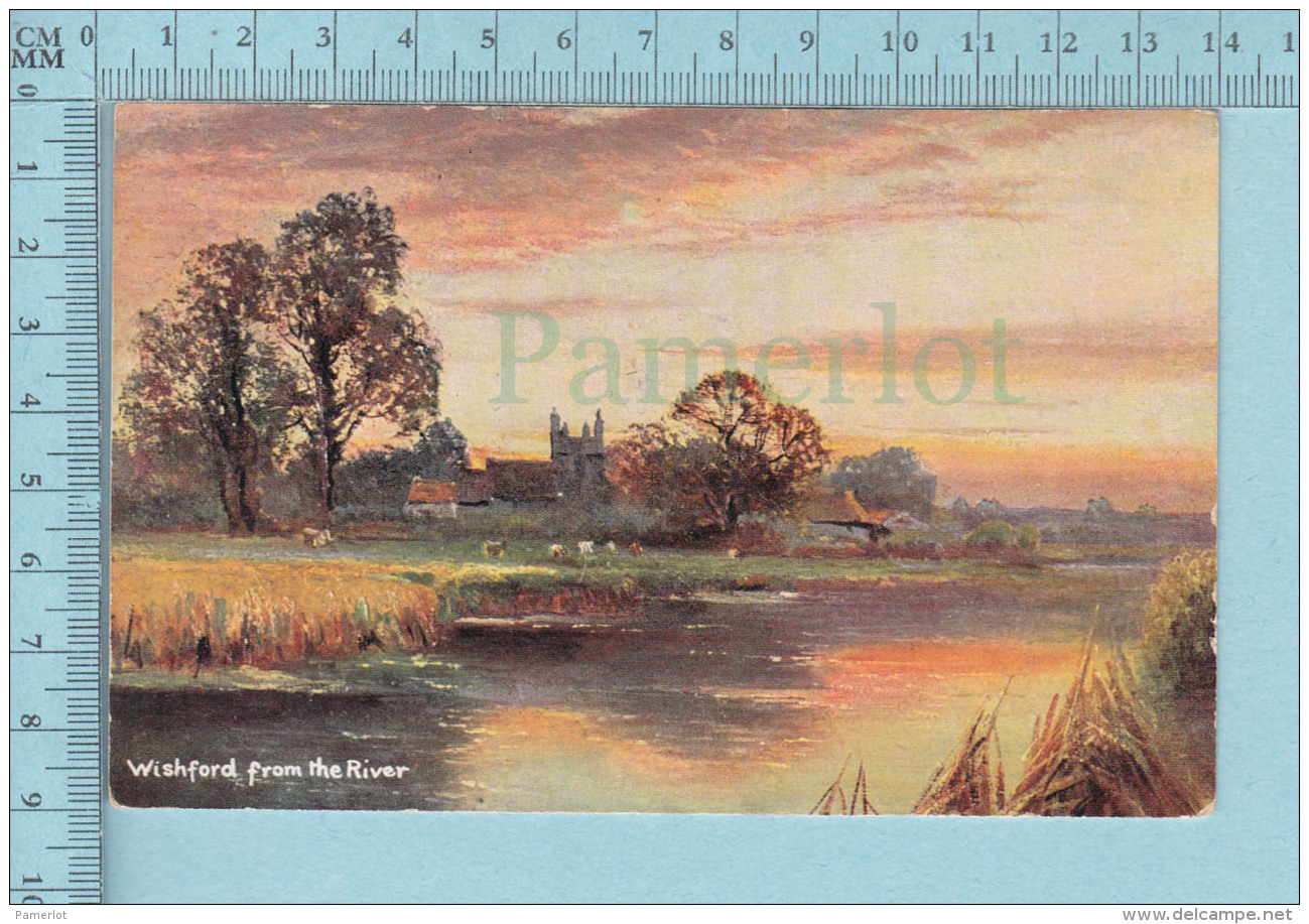 Wishford From The River By Hildesheimer # 5395 Cir: 1910  -   Postcard Carte Postale - Peintures & Tableaux