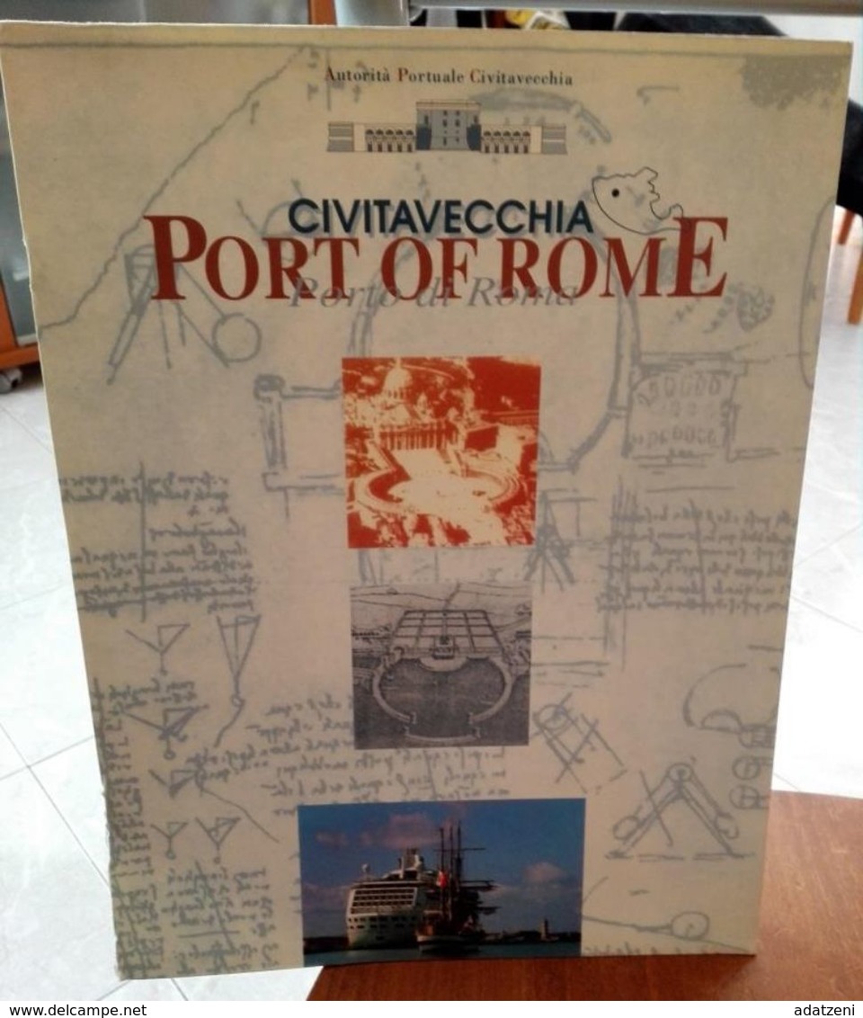 CIVITAVECCHIA PORT OF ROME PORTO DI ROMA PAGINE 12 DIMENSIONI CM 30x23 COPERTINA MORBIDA CONDIZIONI COME DA FOTO PICCOLO - History, Biography, Philosophy