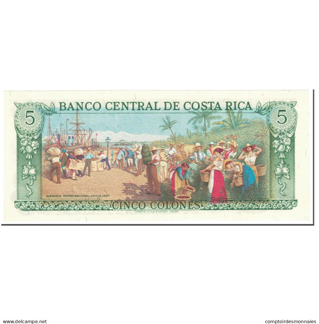 Billet, Costa Rica, 5 Colones, 1983, 1983-04-07, KM:236d, NEUF - Costa Rica