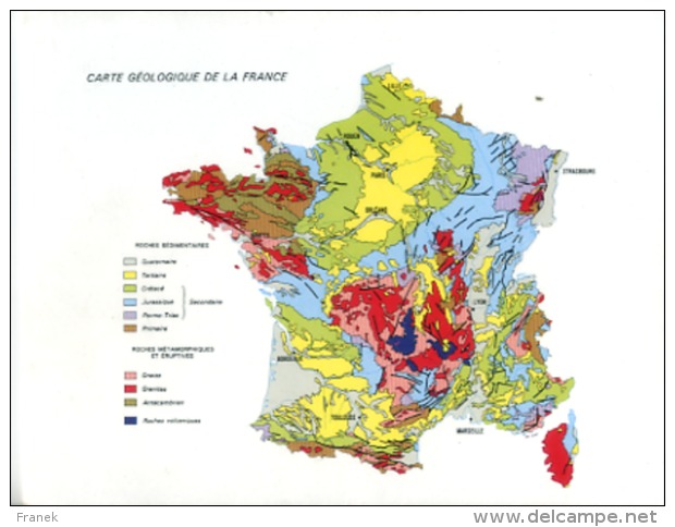 GEO001 - CARTE GEOLOGIQUE DE LA FRANCE - Landkarten