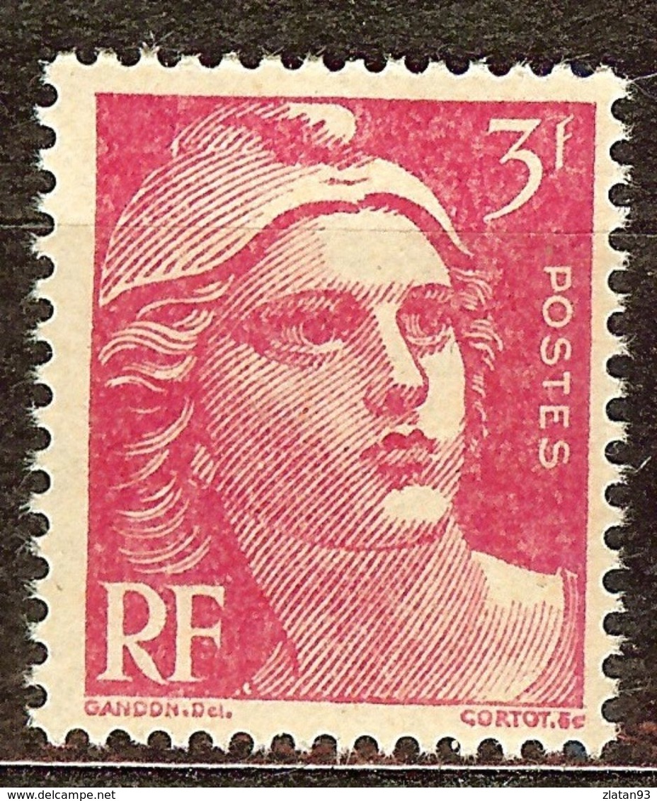 SUPERBE MARIANNE De GANDON N°716 3F Rose NEUF Avec GOMME** - 1945-54 Marianne Of Gandon