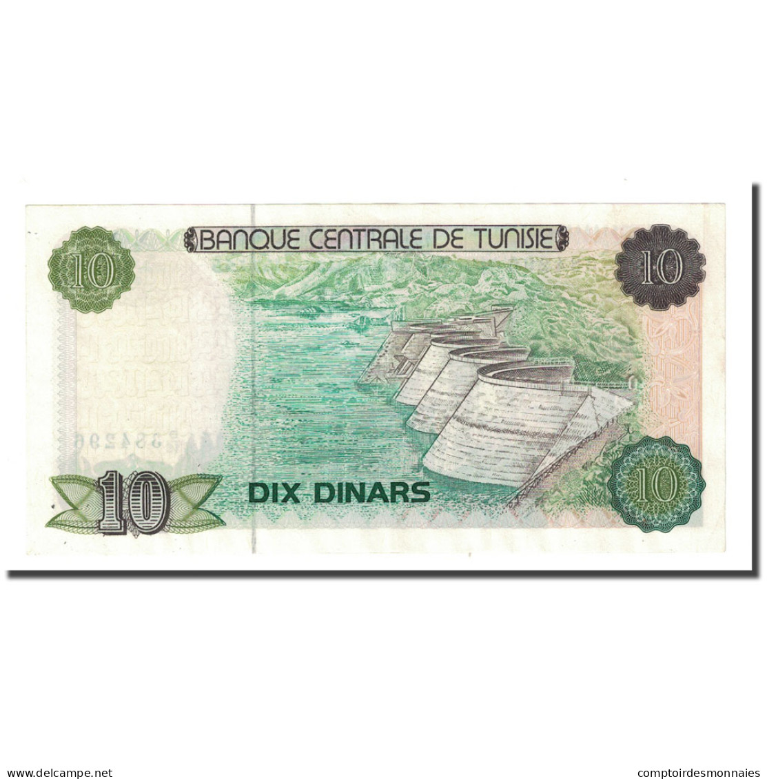 Billet, Tunisie, 10 Dinars, 1980-10-15, KM:76, NEUF - Tunisie