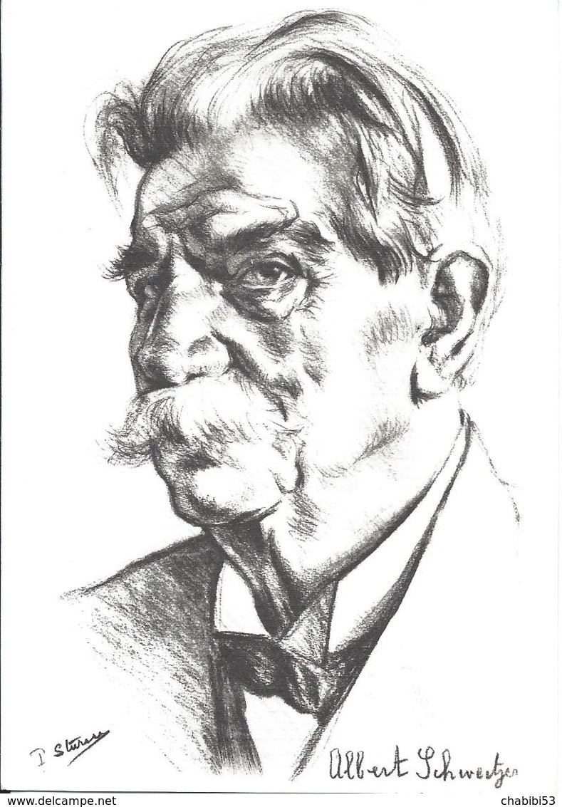 Docteur Albert SCHWEITZER (dessin) - Premi Nobel