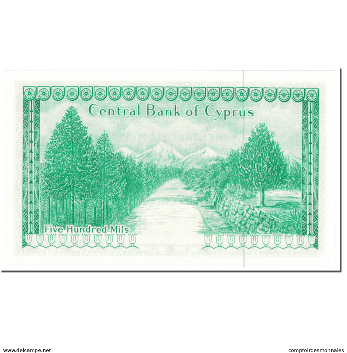 Billet, Chypre, 500 Mils, 1979, 1979-09-01, KM:42c, NEUF - Cyprus