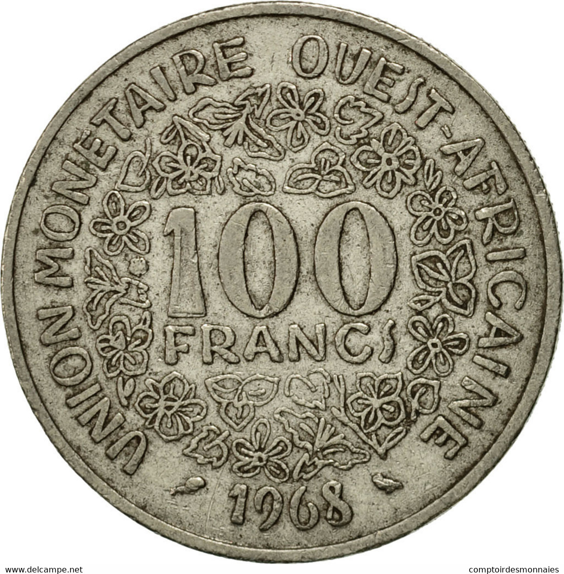 Monnaie, West African States, 100 Francs, 1968, Paris, TTB, Nickel, KM:4 - Ivoorkust