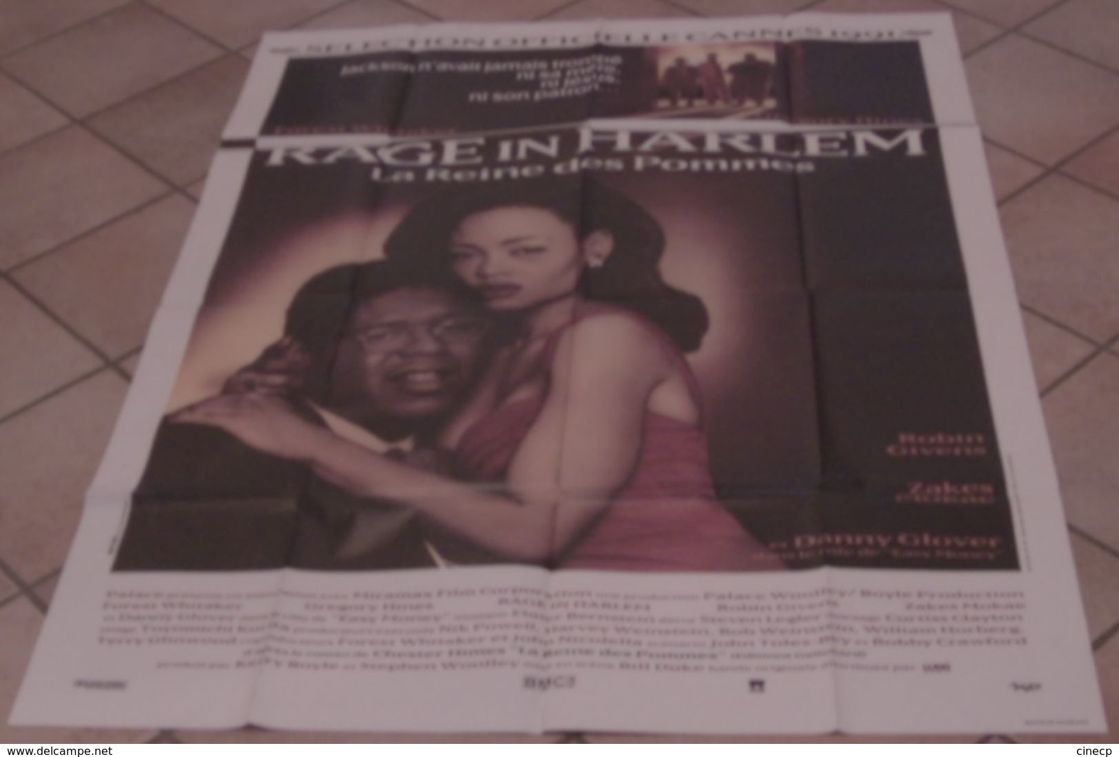 AFFICHE CINEMA ORIGINALE FILM RAGE IN HARLEM Bill DUKE Forest WHITAKER Robin GIVENS 1991 TBE - Posters