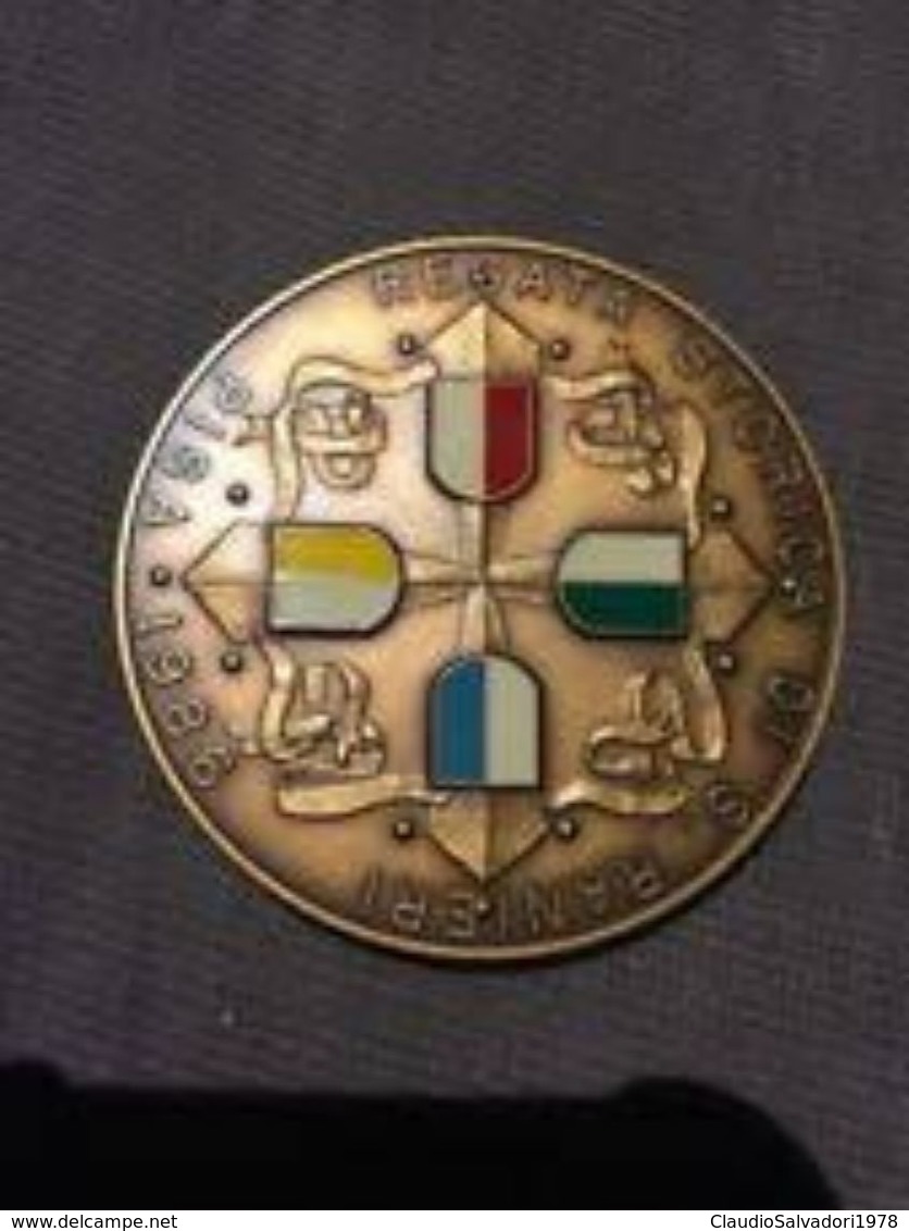 Medaglia Pisa Grande Modulo Regata Storica Di San Ranieri 1986 - Altri & Non Classificati