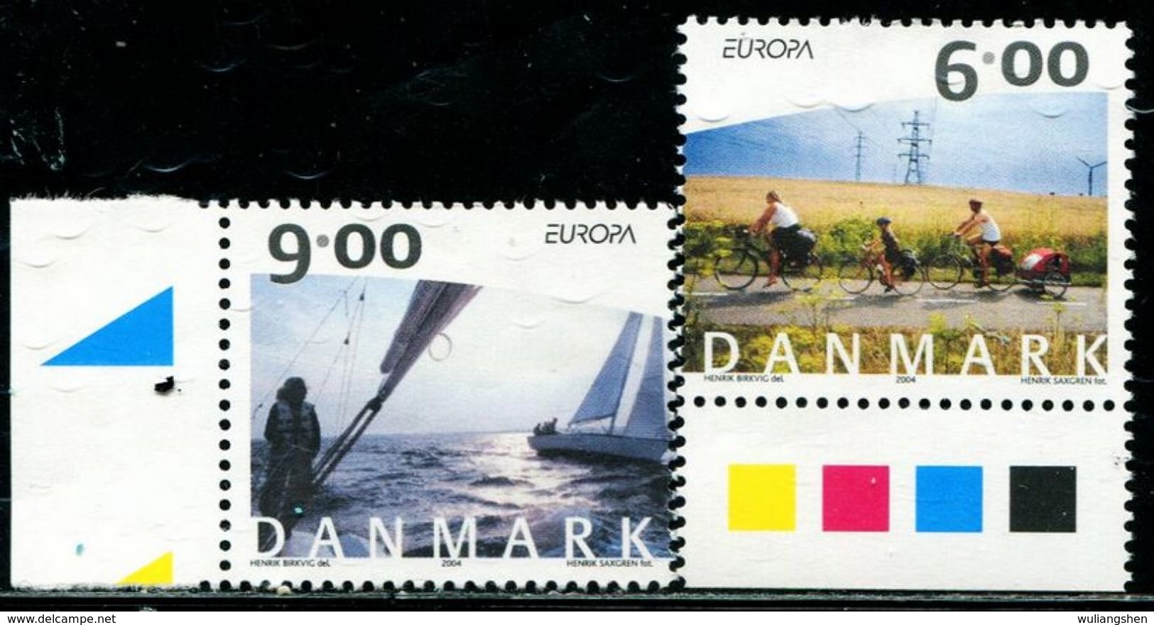 AX0465 Denmark 2004 Europa Leisure Sports 2V MNH - Neufs