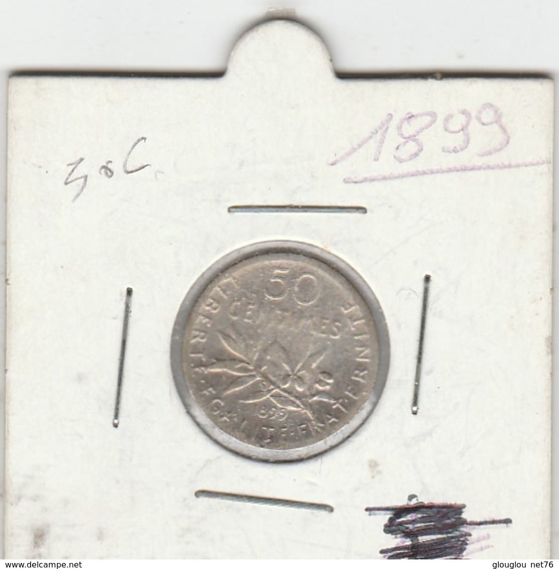 50 CENTIMES  1899 - Other & Unclassified