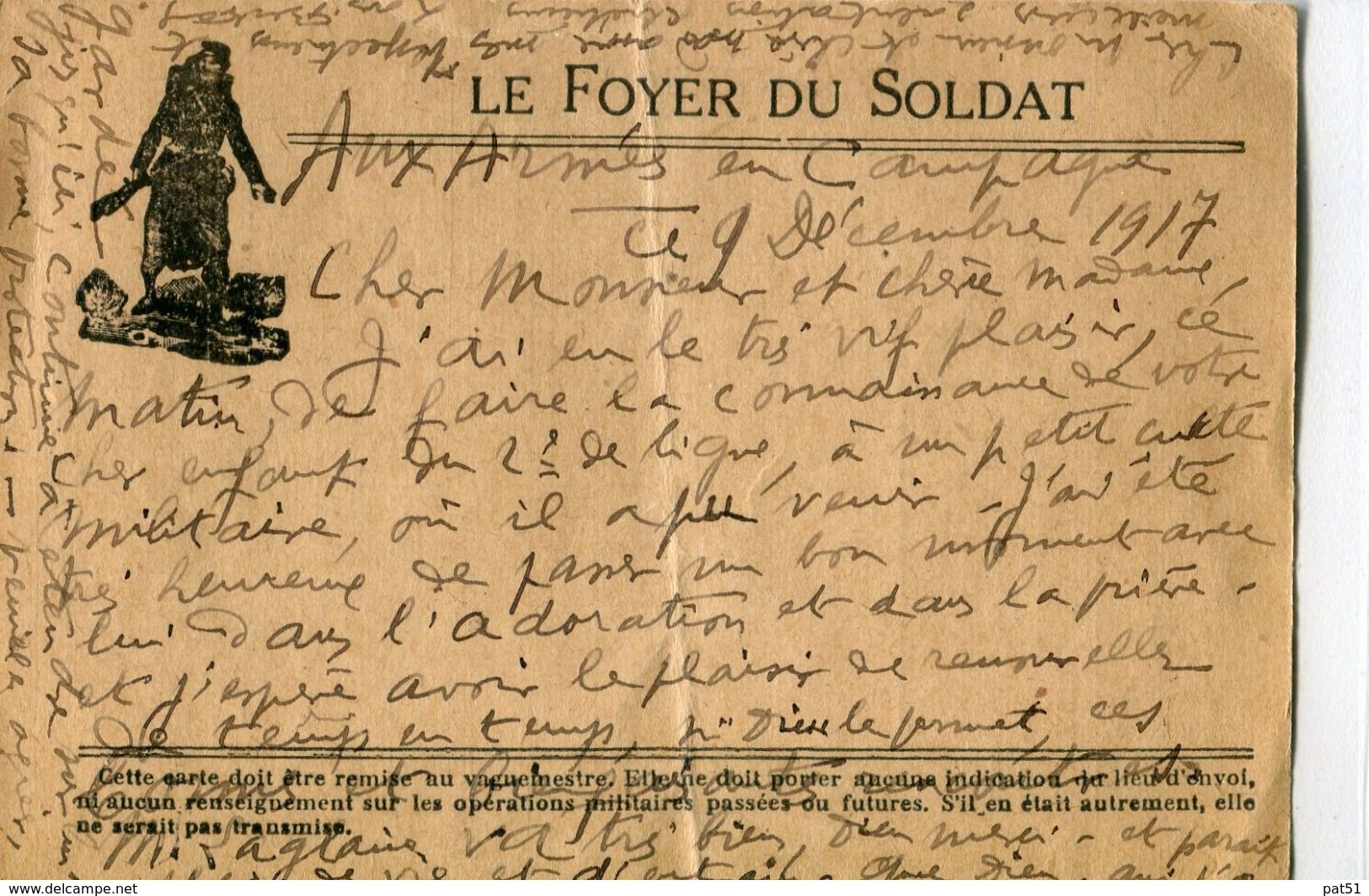 MILITARIA - Carte Correspondance  Armées De La République - Cachet Groupe Brancardiers De Corps - SP N° 72 Aumonier - Guerre 1914-18