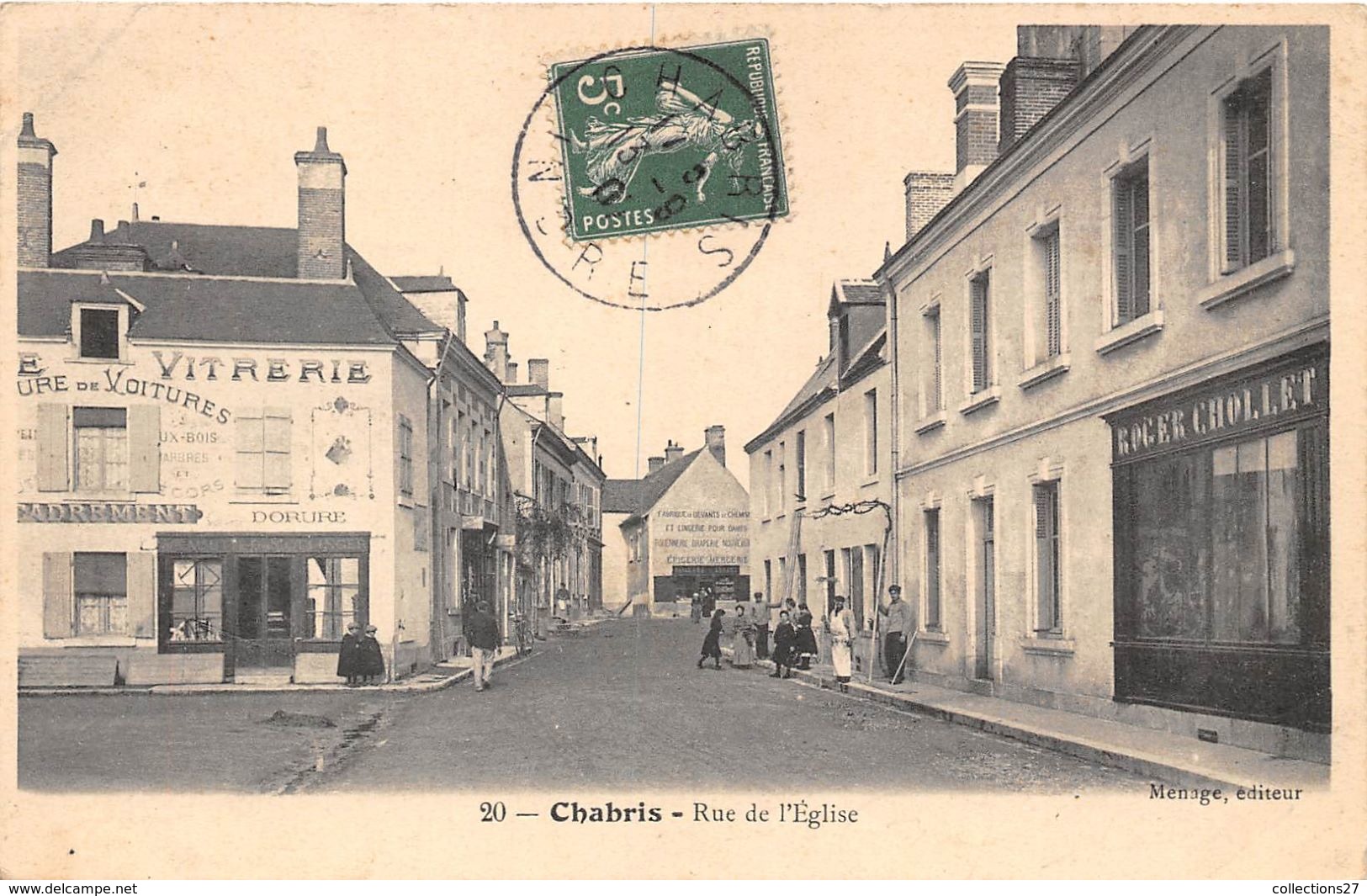 36-CHABRIS- RUE DE L'EGLISE - Autres & Non Classés