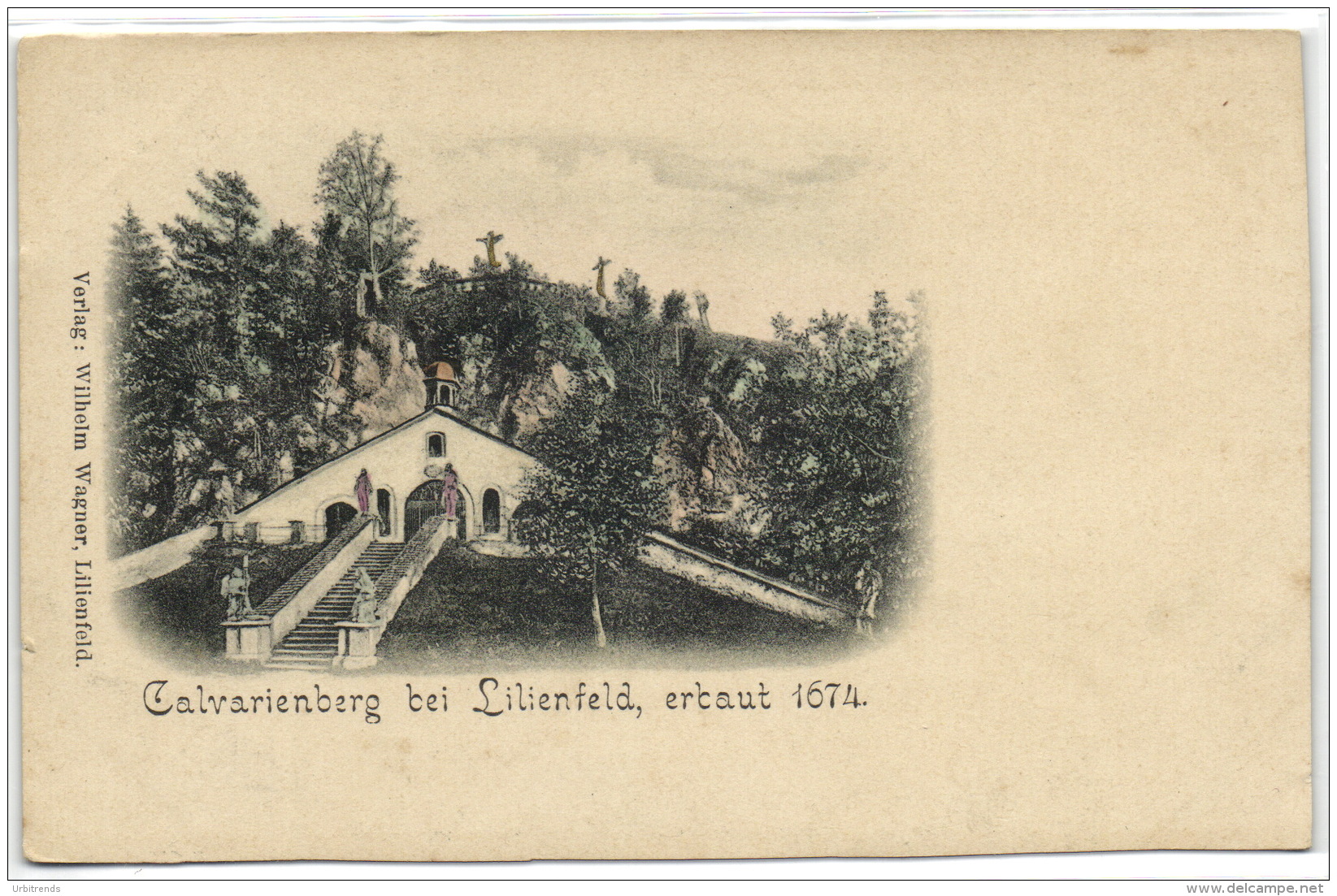 1 Postcard Austria Calvarienberg Bei Lilienfeld, Ertaut 1674 - Sonstige & Ohne Zuordnung