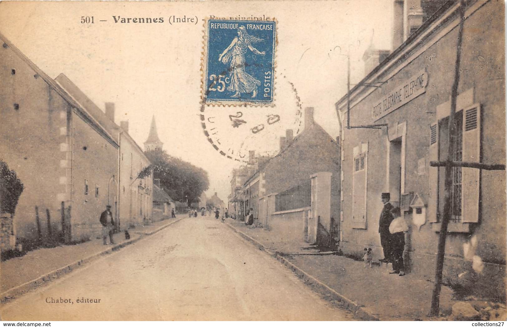 36-VARENNES- RUE PRINCIPALE - Autres & Non Classés