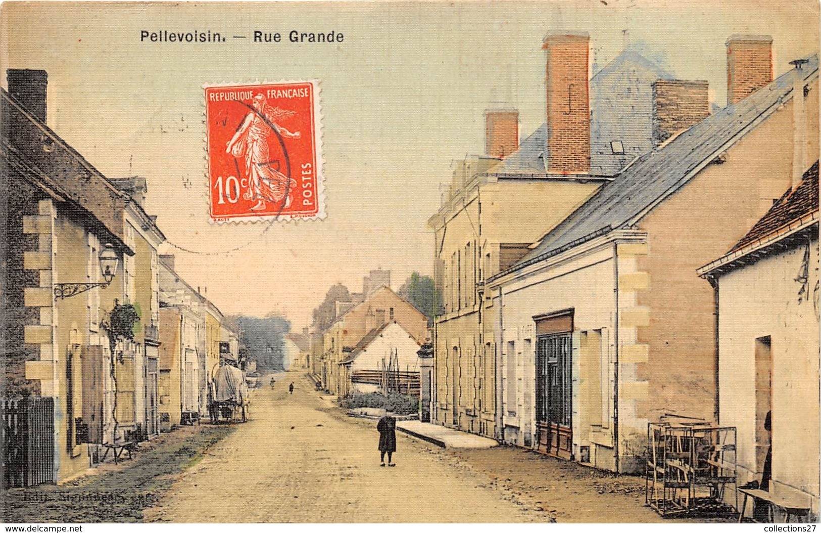 36-PELLEVOISIN- RUE GRANDE - Autres & Non Classés