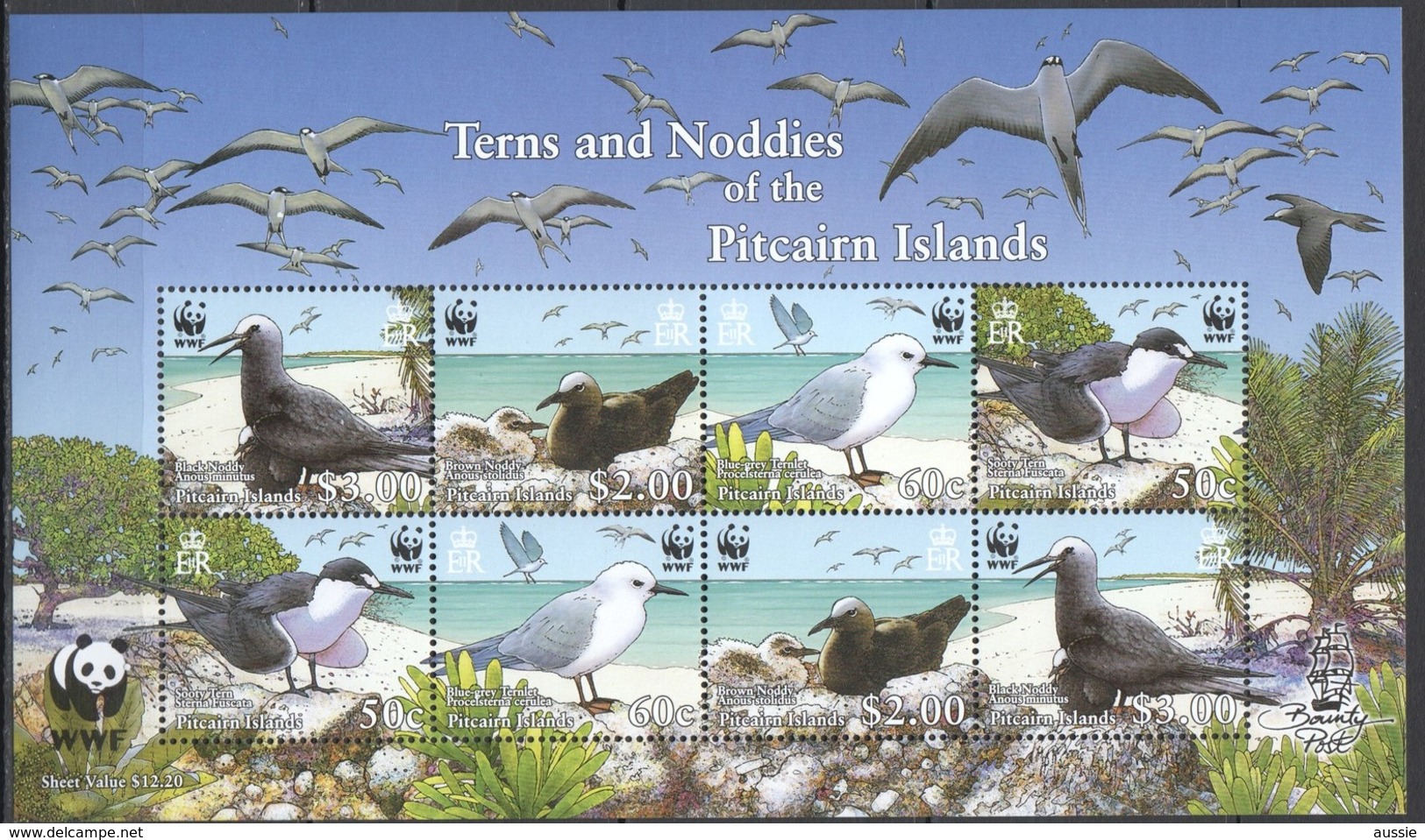 Pitcairn Islands 2007 Yvertn° Bloc 41  *** MNH Cote 26 Euro Faune WWF Oiseaux Vogels Birds - Pitcairn