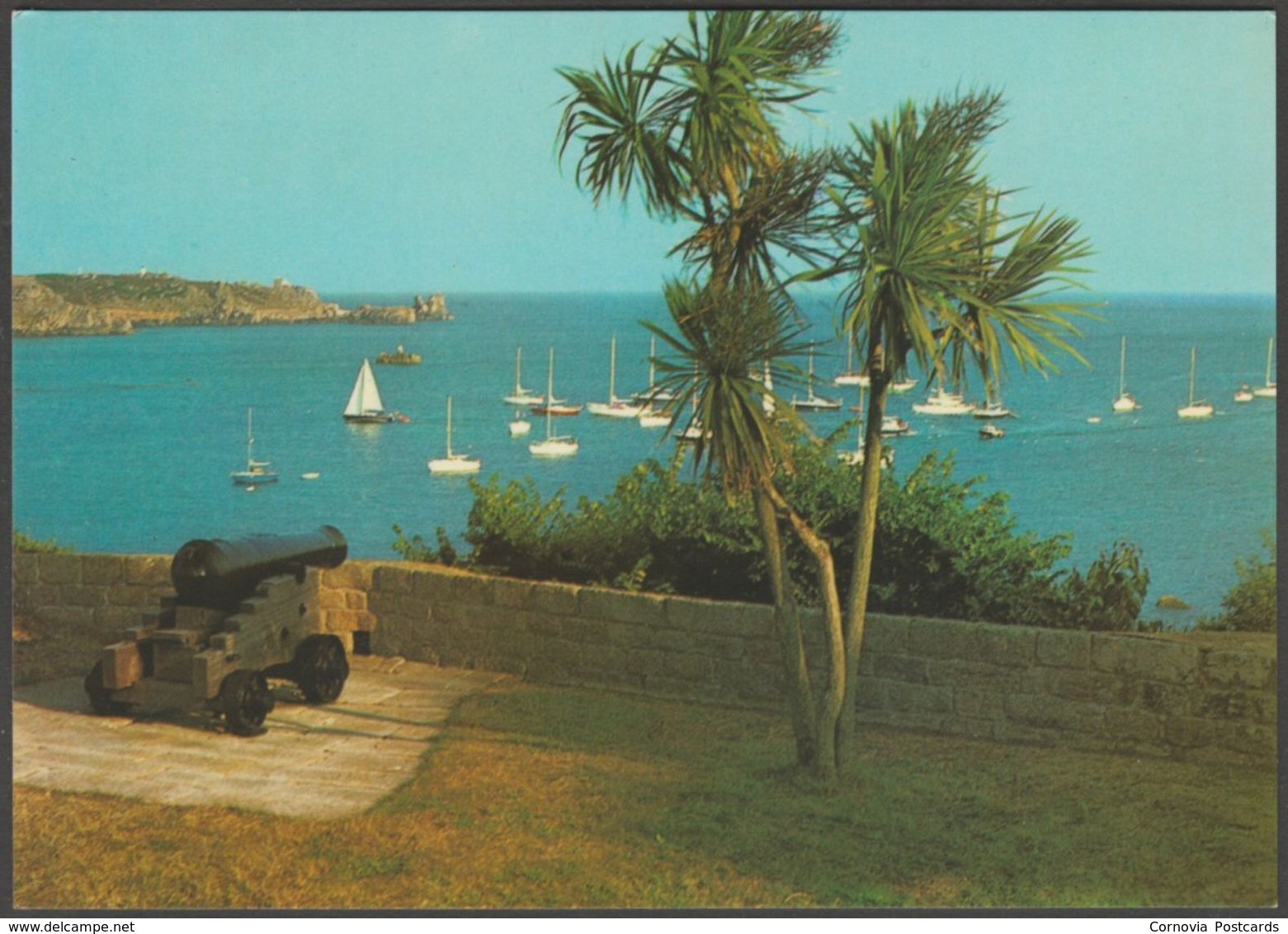 Porthcressa Bay From The Garrison, St Mary's, Isles Of Scilly, C.1980 - Gibson Postcard - Scilly Isles