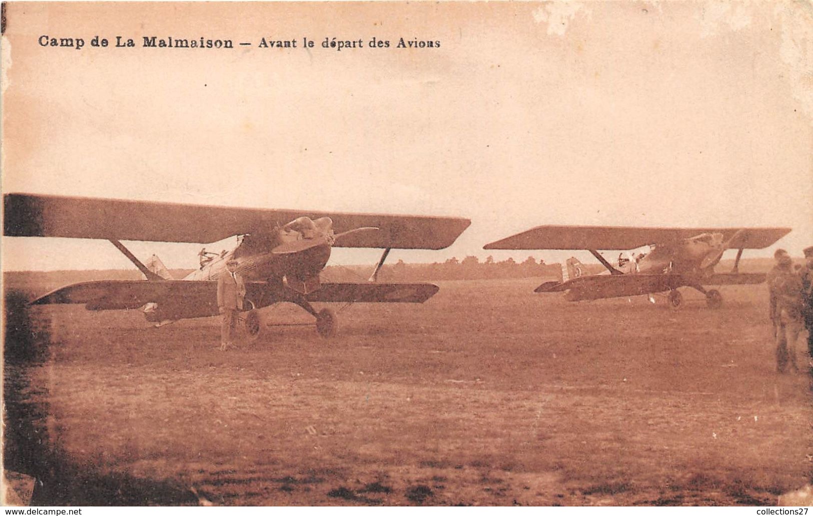 36-CAMP DE LA MALMAISON- AVANT DE DEPART DES AVIONS - La Chatre