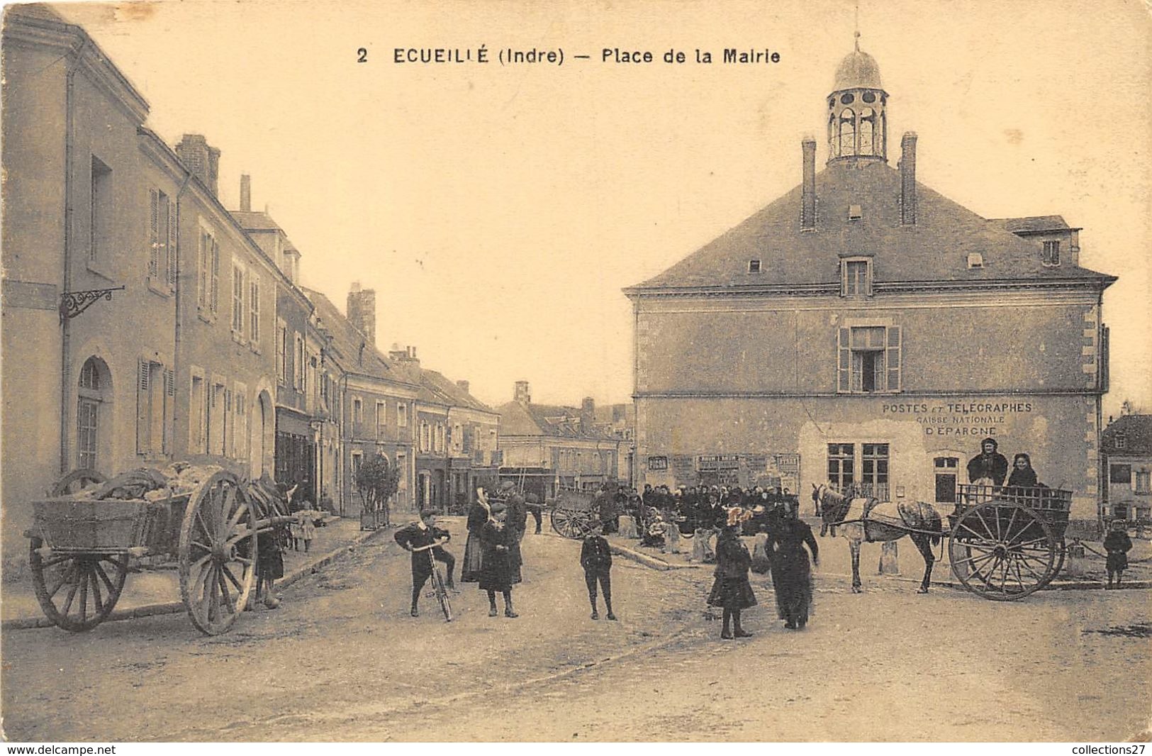 36-ECUEILLE-PLACE DE LA MAIRIE - Autres & Non Classés