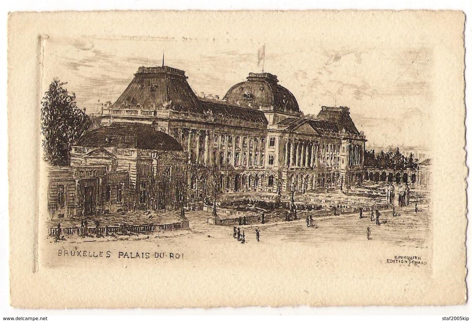 Bruxelles - Palais Du Roi - Marktpleinen, Pleinen