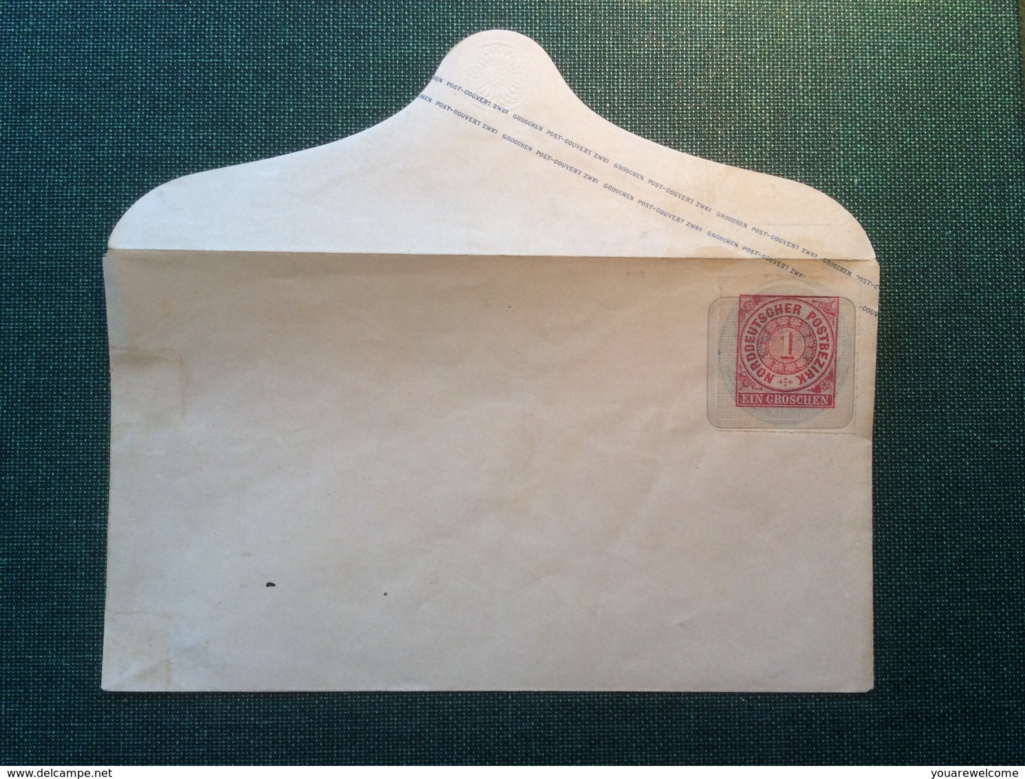 NDP 1868 Oldenburg 2Gr Ganzsache Aufbrauchausgabe Mi.  U18 SELTEN (Brief Postal Stationery - Postal  Stationery