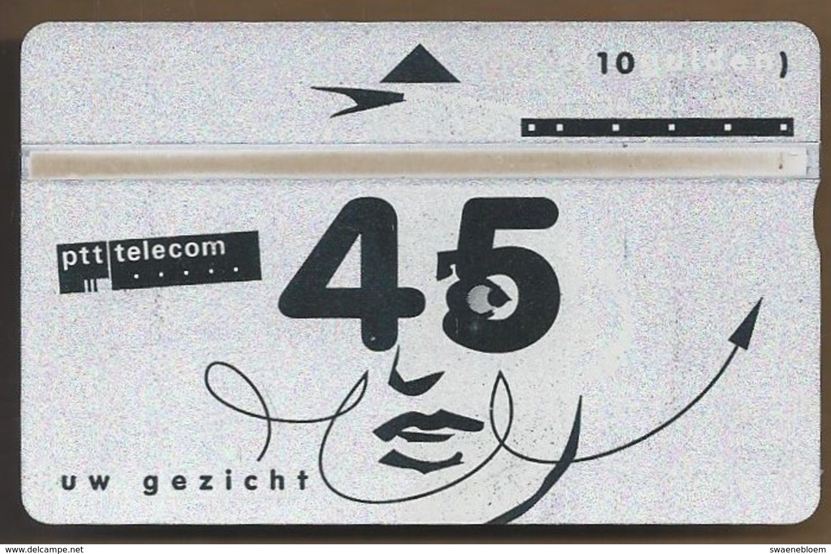 Telefoonkaart.- 227C05361. Nederland. PTT Telecom. Uw Gezicht. 45 Eenheden. 10 Gulden. Weet U Wel Wat U Zegt?, Les 3. - Públicas