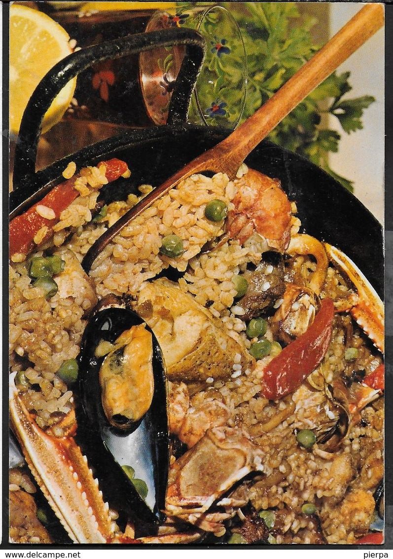 PAELLA VALENCIANA - VIAGGIATA 1993 - Ricette Di Cucina
