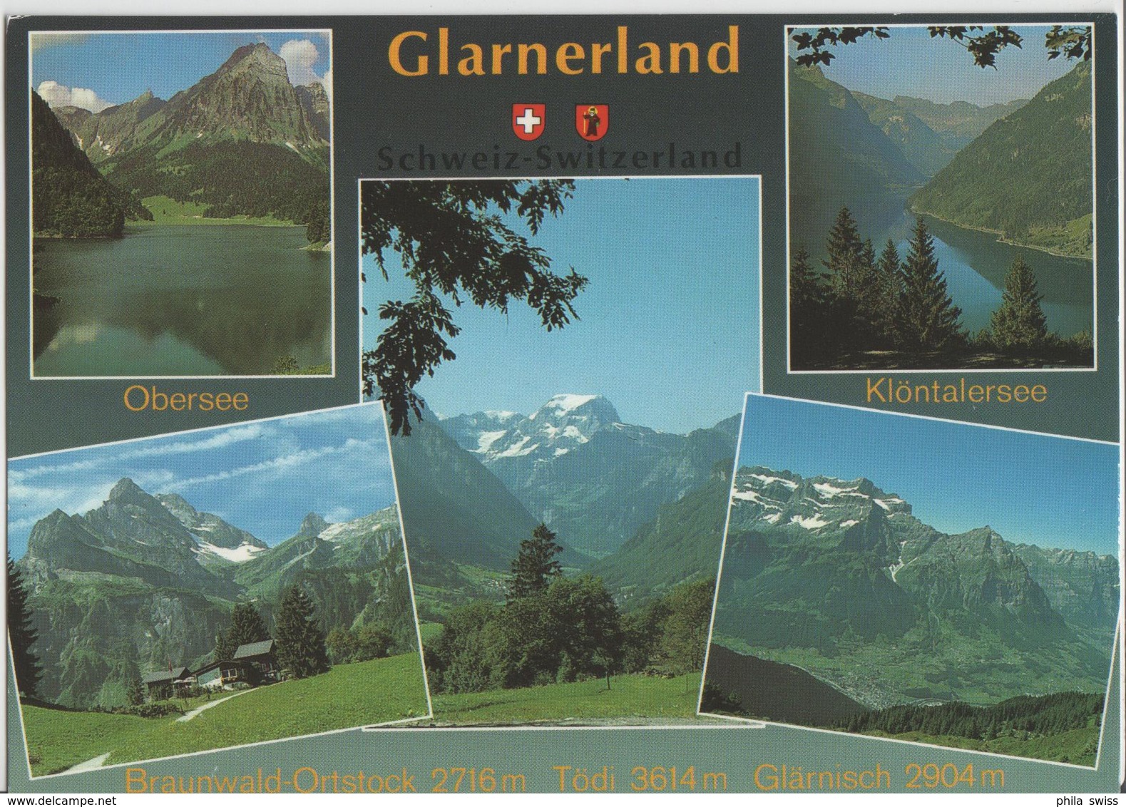 Glarnerland - Obersee, Klöntalsee, Braunwald, Ortstock, Tödi, Glärnisch - Braunwald