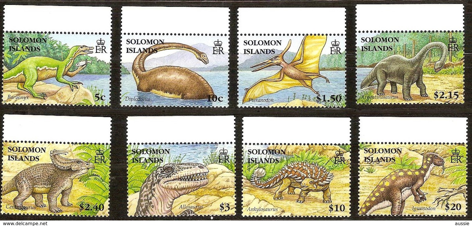 Salomon Solomon Islands 2006 Yvertn° 1194-1201 *** MNH Cote 16,50 Euro Faune Préhistorique - Islas Salomón (1978-...)