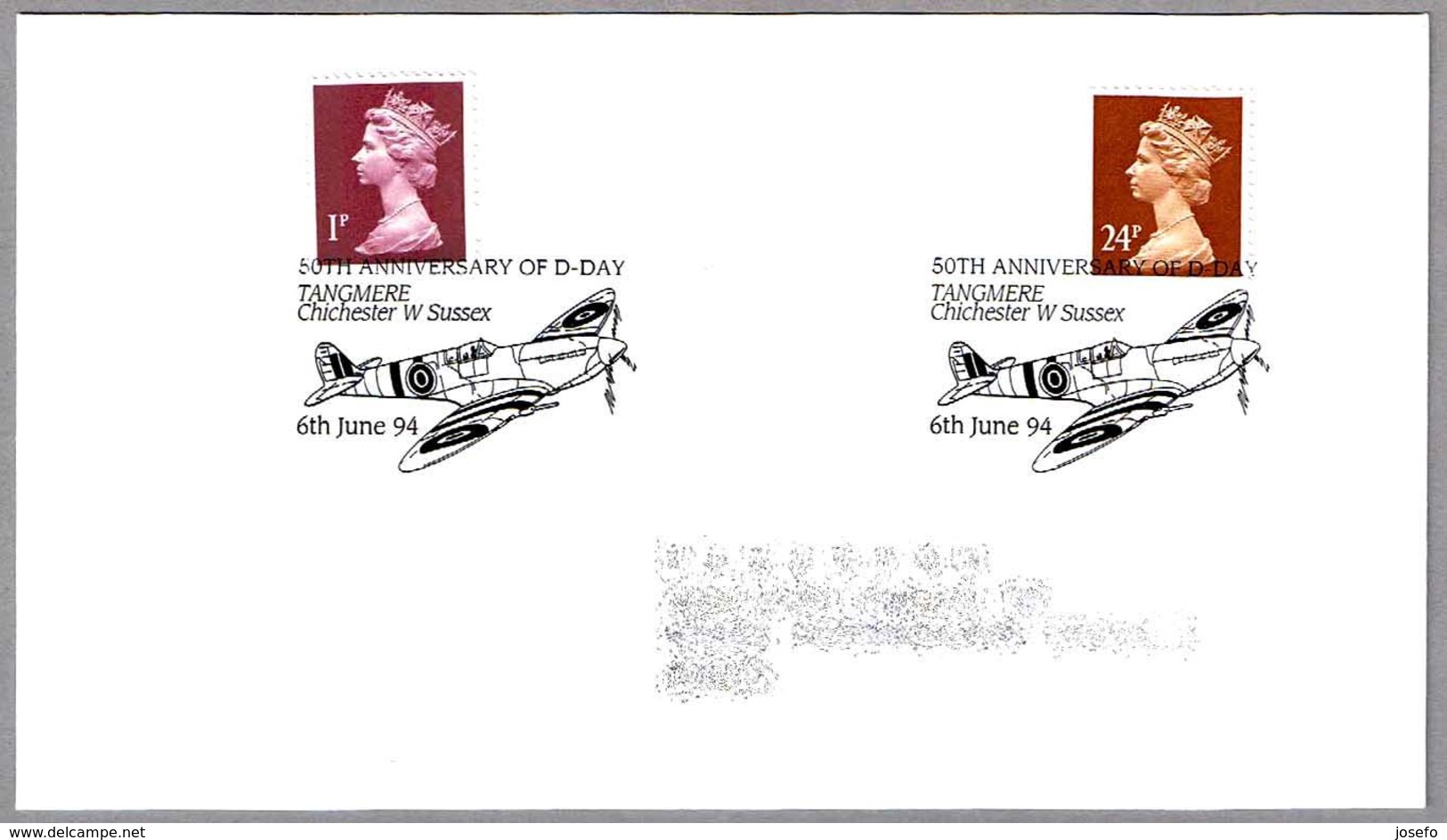 50th Anniversary D-DAY - 50 Años DIA D - Desembarco De Normandia. Chichester W Sussex 1994 - 2. Weltkrieg