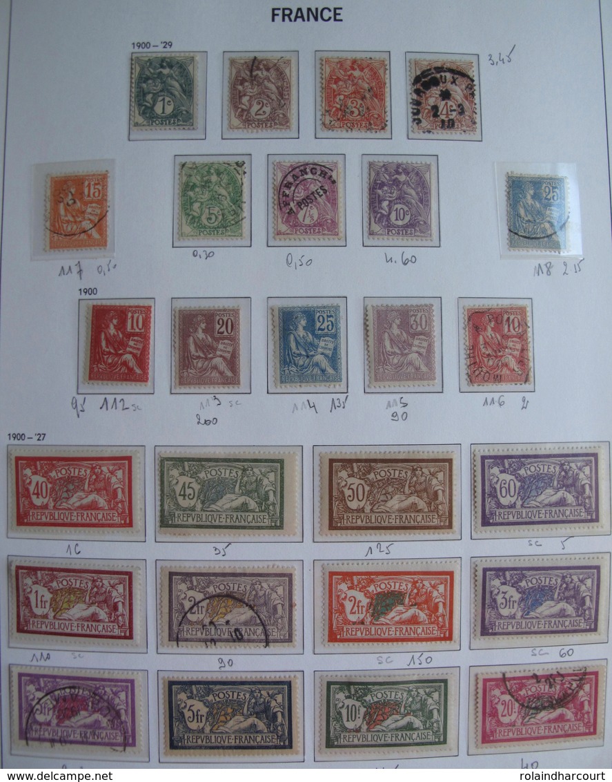 LOT R1595 - COLLECTION De FRANCE (AUCUNE CHARNIERE) En 4 ALBUMS De 245 Pages - ENORME COTE : 15000,00 &euro; Environ - Collections