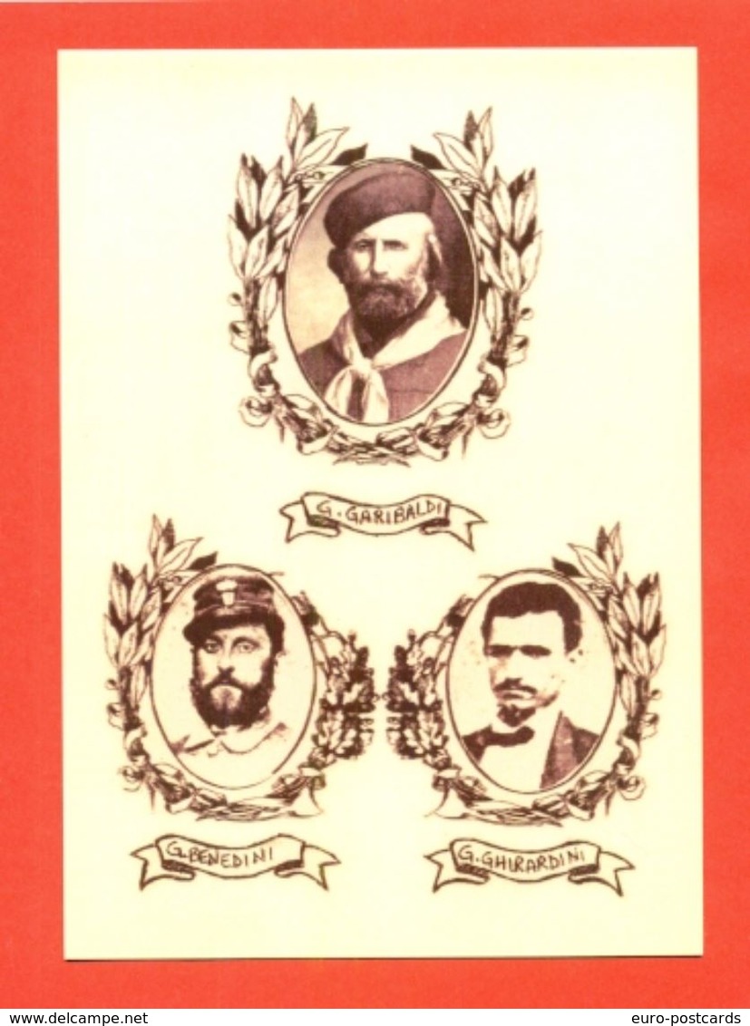 ASOLA- GIUSEPPE GARIBALDI- RISORGIMENTO - MARCOFILIA - BENEDINI - GHIRARDINI - Personaggi