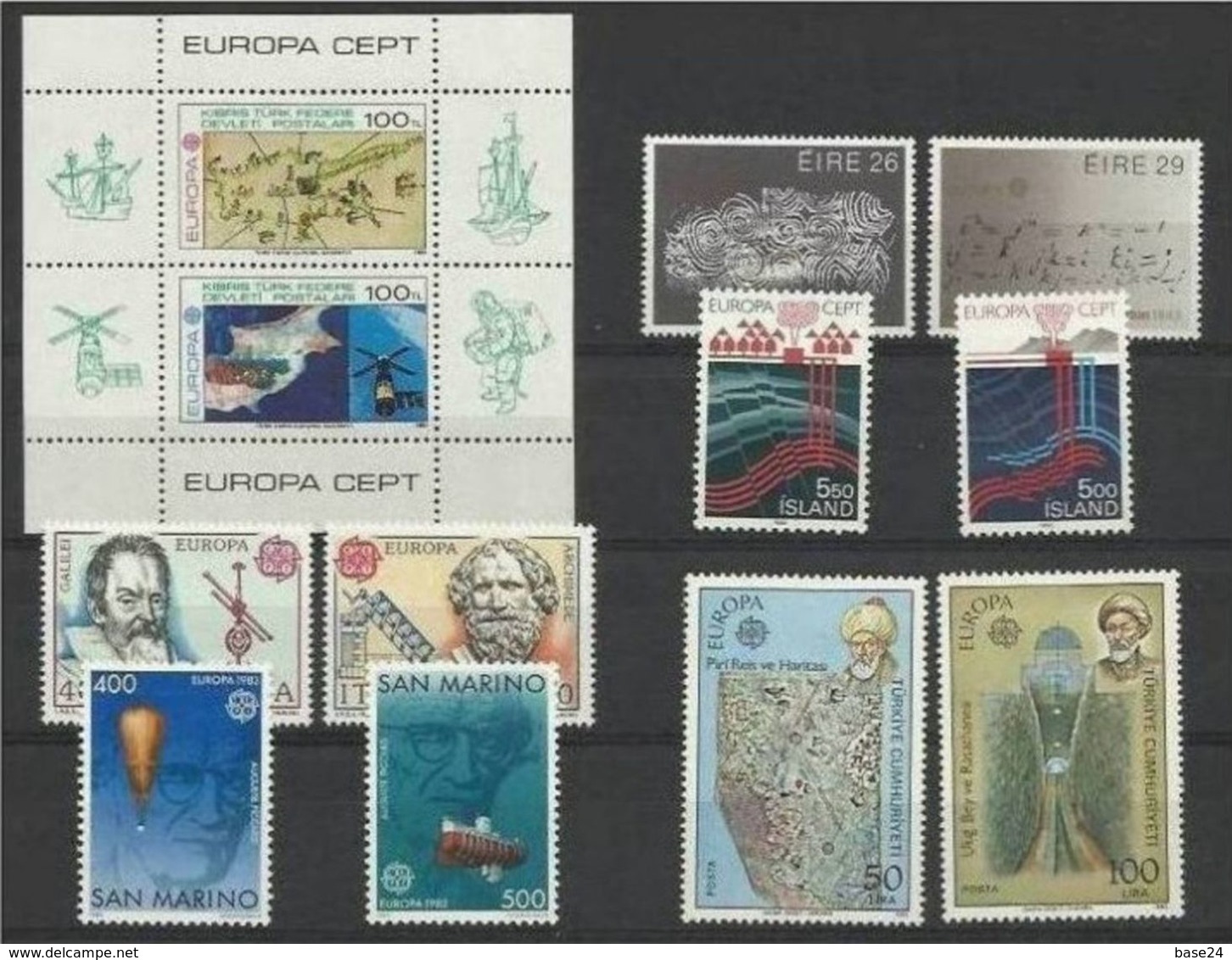 1983 EUROPA CEPT EUROPE ANNATA  YEAR 35 Paesi (71 Valori) MNH** - Années Complètes