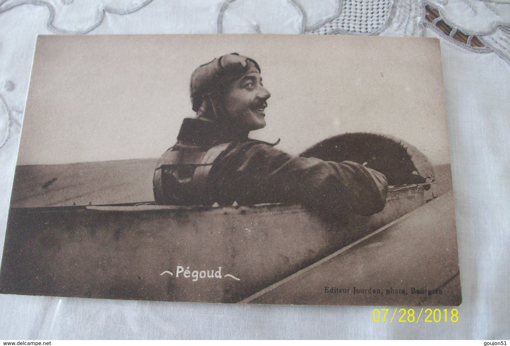 Cpa "PEGOUD" Aviateur Français Guerre 1914/1918 - Autres & Non Classés